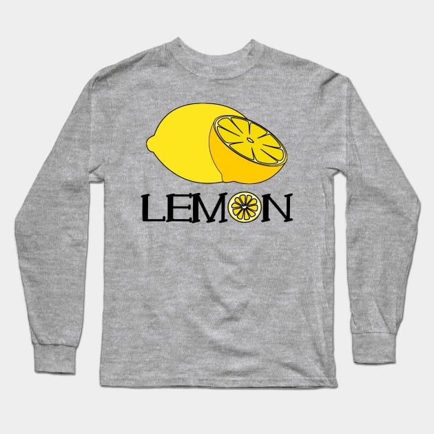 My favourite fruit- lemon Long Sleeve T-Shirt by Mandz11